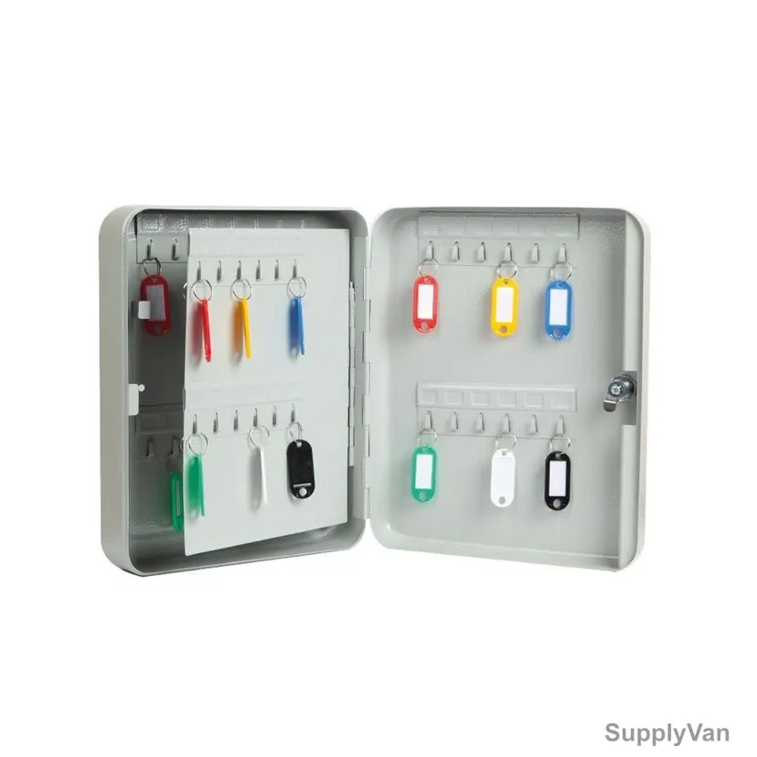 Lok-Force Light Duty Key Cabinet, KC-LFLD-50, 50 Keys, Steel, Grey