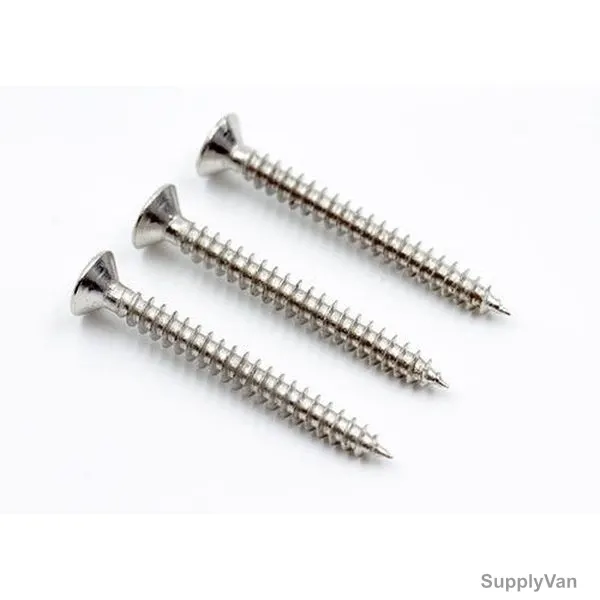 Patta Self Tapping Screw, STSCSKNKL, Nickel Plated, M12 x 1-1/4 Inch, PK1000