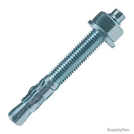 Fischer Throughbolt Wedge Anchor, FWA-10x115, 10mm, PK25