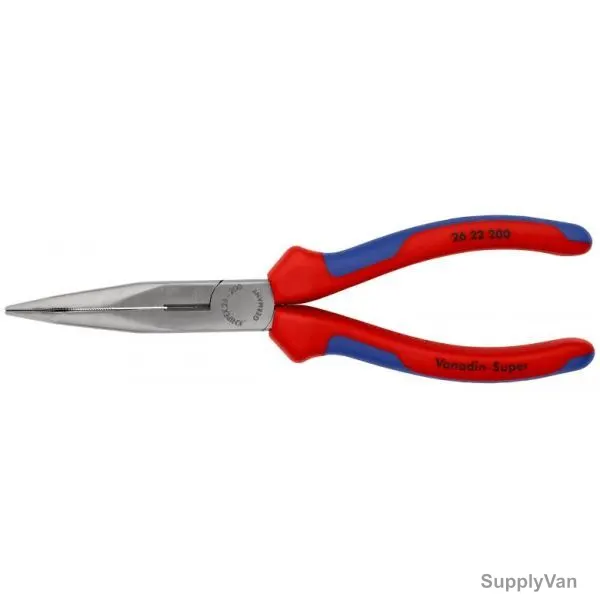 Knipex Snipe Nose Side Cutting Plier, 2622200, 200MM