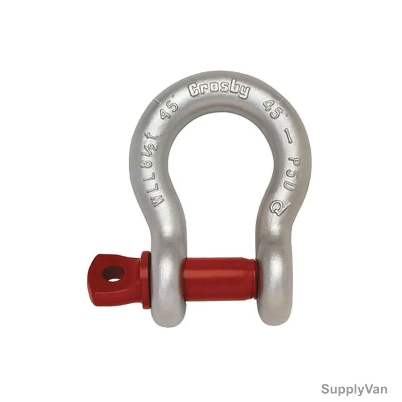 Crosby Anchor Shackle, G-209-1018437, 7/16 Inch, 1050 Kg