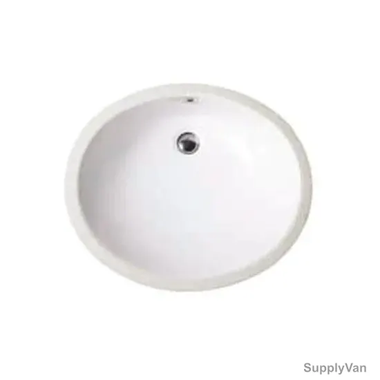 Milano Above Counter Wash Basin, 91551, Pinara, Ceramic, 55CM Dia, White