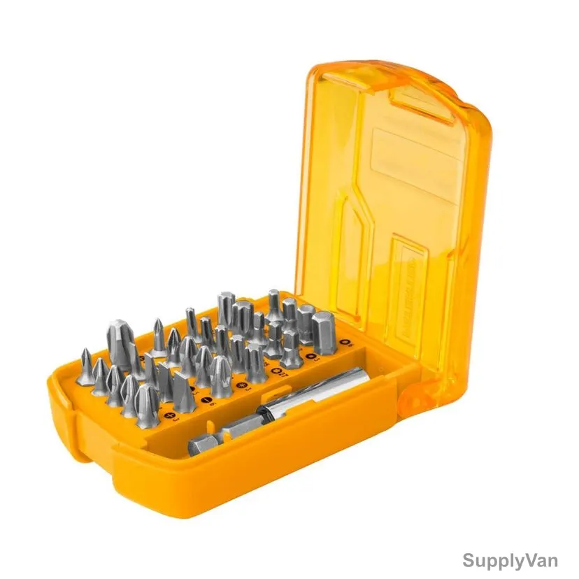 Ingco Screwdriver Bit Set, AKSD08301, 25MM, 30 Pcs/Set