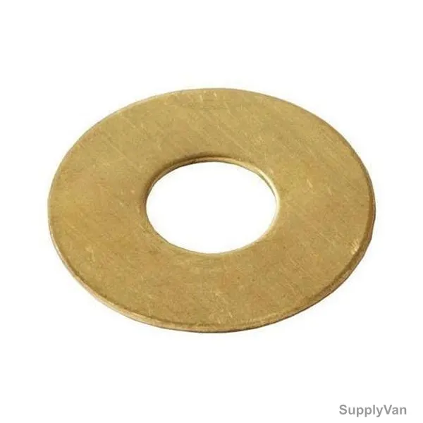 Brass Flat Washer, DIN 125, M3, 100 Pcs/Pack