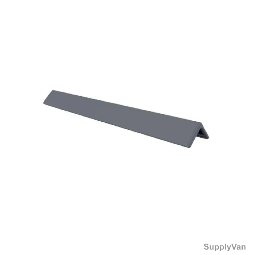 Warrior Corner Guard With Aluminium Frame, PVC, 50MM x 50MM Wing Size, 1.2 Mtrs Length, Dark Grey