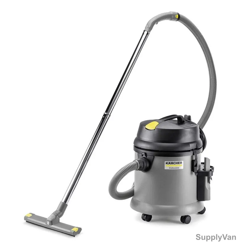 Karcher NT 27/1 Adv Wet and Dry Vacuum Cleaner, 14285200, 200 Mbar, 1380W, 27 Ltrs Tank Capacity, Grey/Black