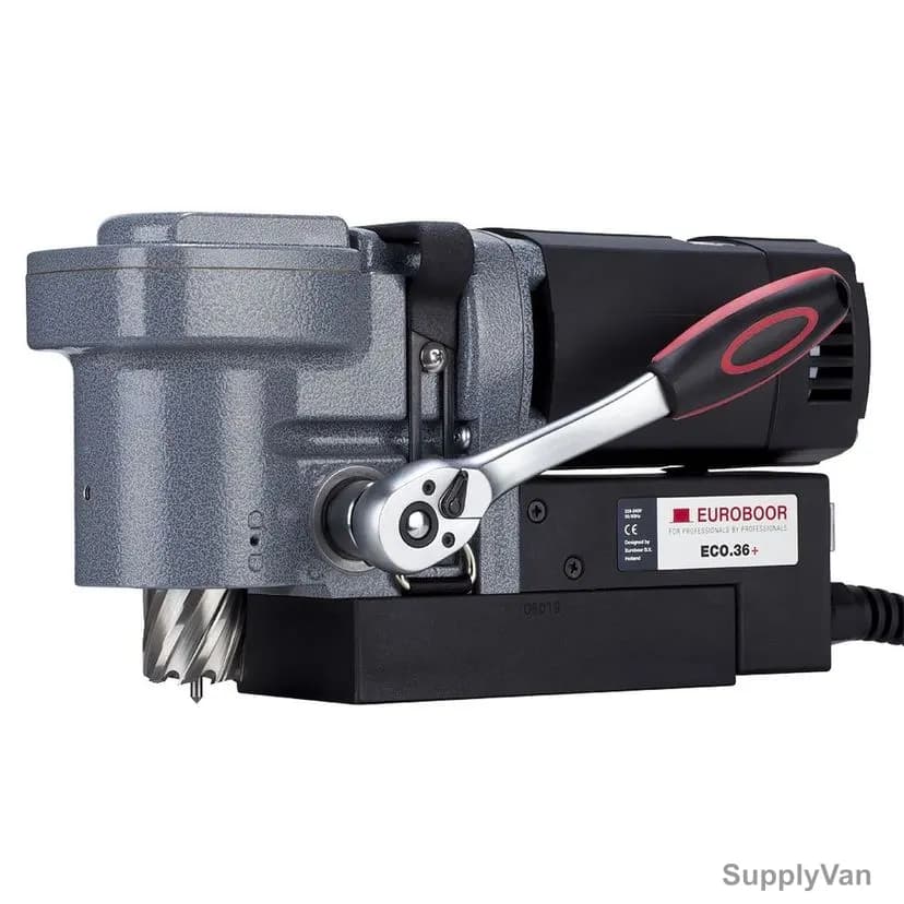 Euroboor Magnetic Drilling Machine, ECO.36+, 1100W, 220-240V, 36MM Cutting Dia