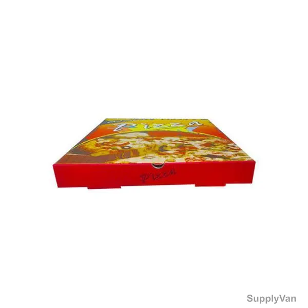 Snh Wow Pizza Box, 33CMX33CM18, Paper, 33 x 33CM, Red, 25 Pcs/Pack