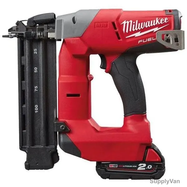 Milwaukee Cordless Nailer Kit, M18CN18GS-202X, Fuel, 110 Nails