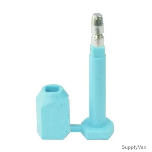 Container Bolt Seal, Steel and ABS, 10MM Wire Dia, Blue, 10 Pcs/Pack