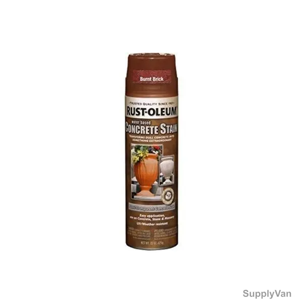 Rust-Oleum Concrete Stain Spray, 247129, 425G, Burnt Brick