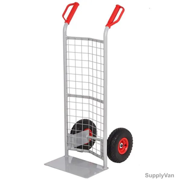 Bito Heavy Duty Sack Truck With Axle Supports, FJ175P, Powder Coated Steel, 260 Kg Load Capacity, Grey