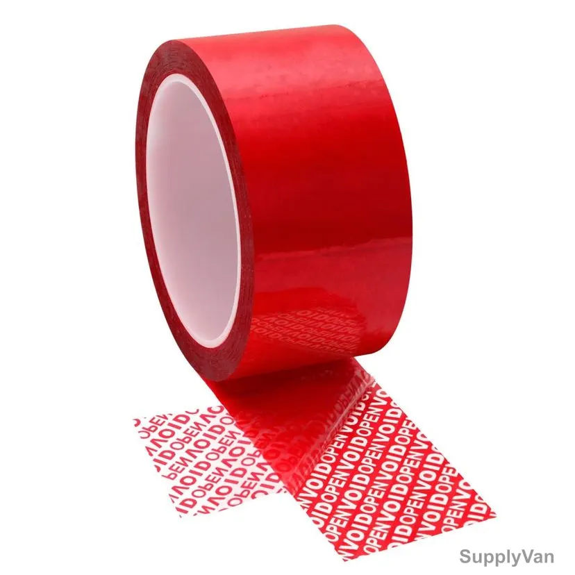 Security Sealing Tape, 50MM x 50 Mtrs, Red