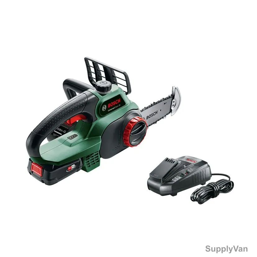 Bosch UniversalChain 18 Cordless Chainsaw, 18V, 20CM Chain Length