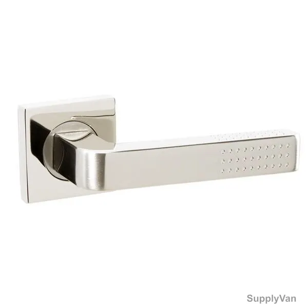 Doganlar Door Handle, Kale, Zinc, Satin Nickel
