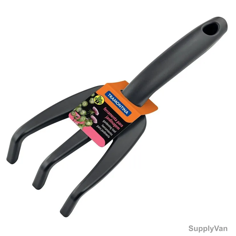 Tramontina Plastic Cultivator, 78108024, 3 Teeth, Black