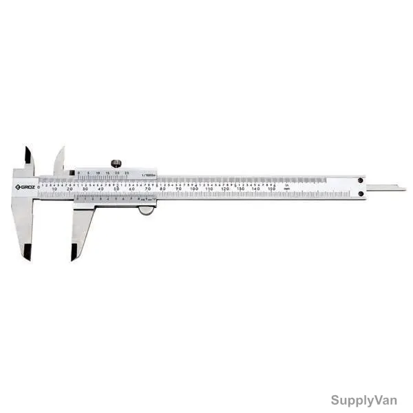Groz Vernier Caliper, VNC-8, 0-200MM