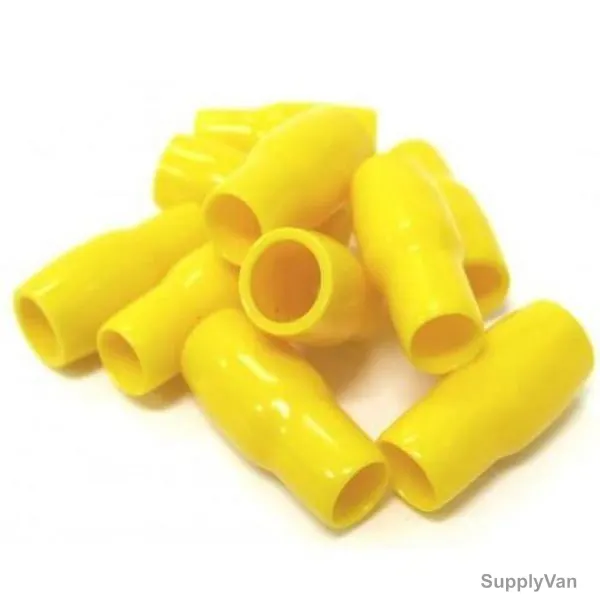 Wire End Cap, V-14, PVC, 14 SQ MM, Yellow, PK100