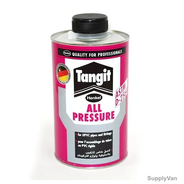 Tangit UPVC Pipe Adhesive With Brush, 333455, 453ML, 12 Pcs/Pack