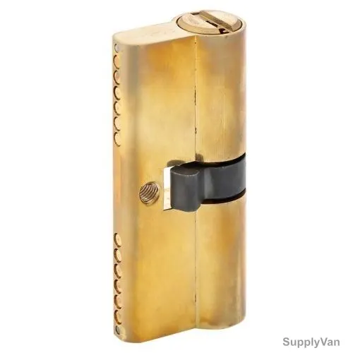Dorfit Double Cylinder Door Lock, 80DK-PB, Brass, 80MM, Polished Brass