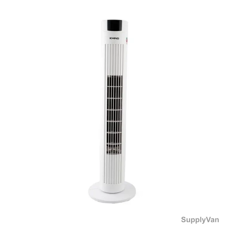 Khind Tower Fan With Remote Control, FD351R, 40W, 31 Inch Height, White