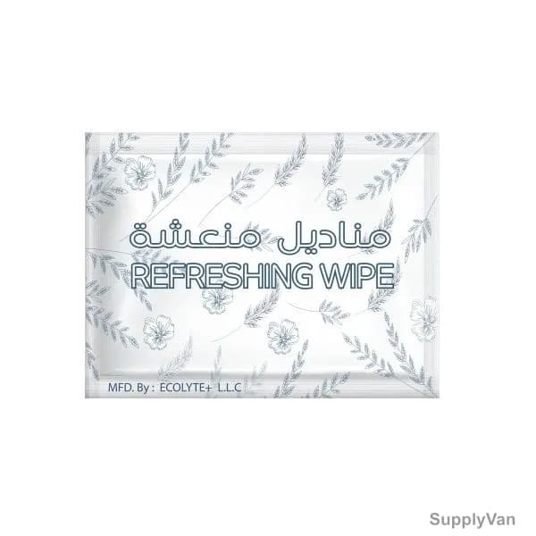 Ecolyte Plus Refreshing Wet Wipes, ECO-RWW-500, 17CM Length x 10CM Width, 500 Pcs/Box