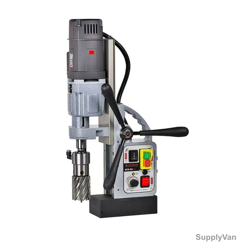 Euroboor Magnetic Drilling Machine, ECO.50+/T, 1375W, 220-240V, 50MM Cutting Dia