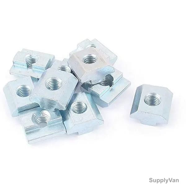 Extrusion T-Sliding Nut, 40 Series, Metal, M8, PK10