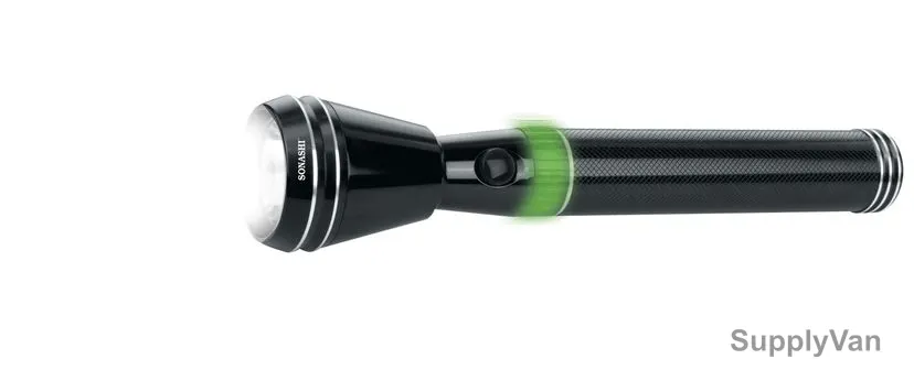 Sonashi Rechargeable LED Torch, SLT-384, SLT Series, 3W, Aluminium