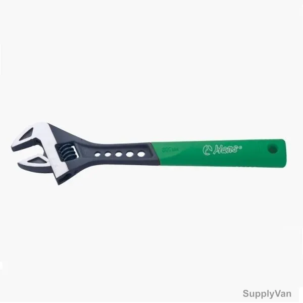 Hans Heavy Duty Adjustable Wrench, 1170-10, 30-32.8MM Jaw Capacity, 10 Inch Length