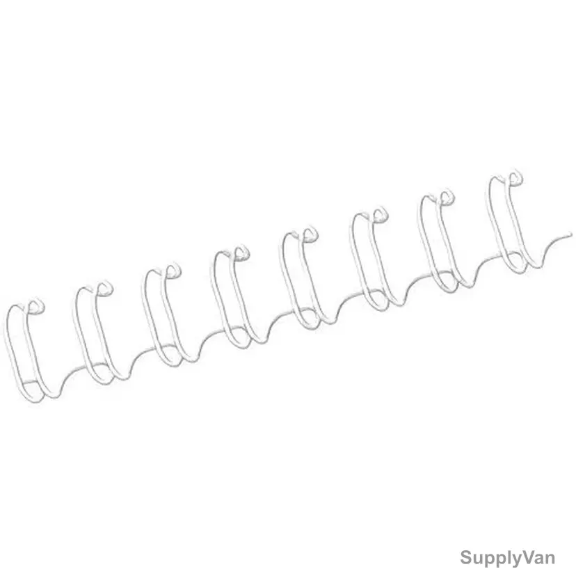 Fellowes Binding Ring, 53215, A4, 6.4MM, White, 100 Pcs/Box