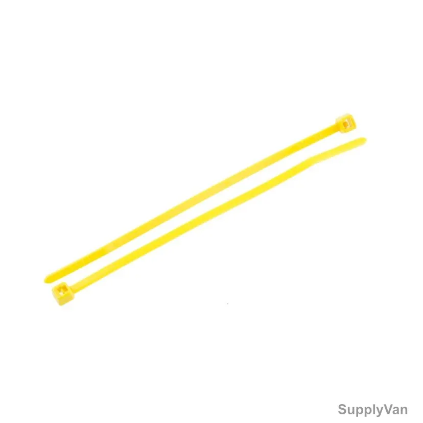 Speedwell Cable Tie, BNT4830, Nylon, 4.8MM Thk x 280MM Length, Yellow, 100 Pcs/Pack