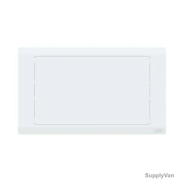Abb Electrical Blank Wall Plate, BL505, lnora, 2 Gang, White