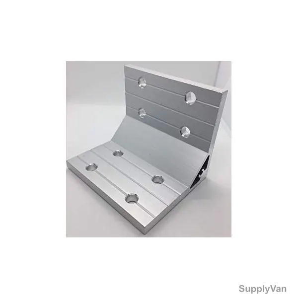Extrusion 90 Degree Corner Bracket, 30 Series, 8 Hole, Aluminium, 78 x 78MM
