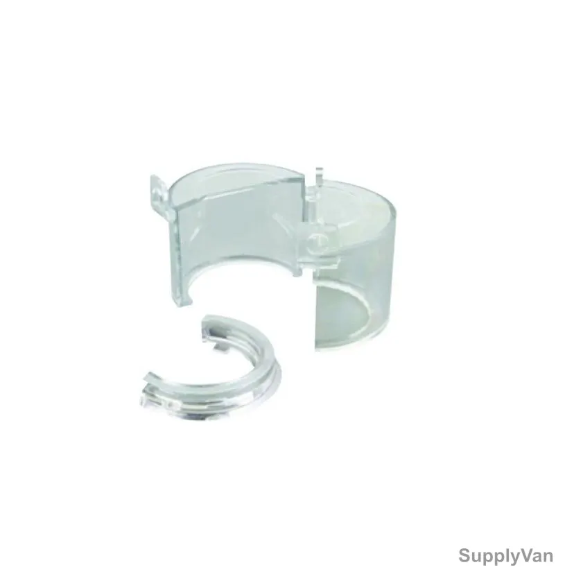 Loto-Lok Panel and Push Button Lockout, PL-CB-30E53, Glass Resin and Polycarbonate, 30MM, Clear