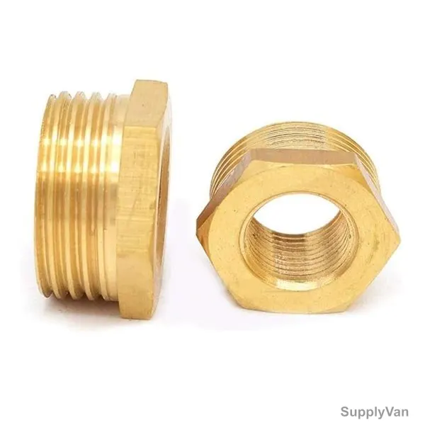 Brass Reducer, 40MM Inlet Size x 25MM Outlet Size