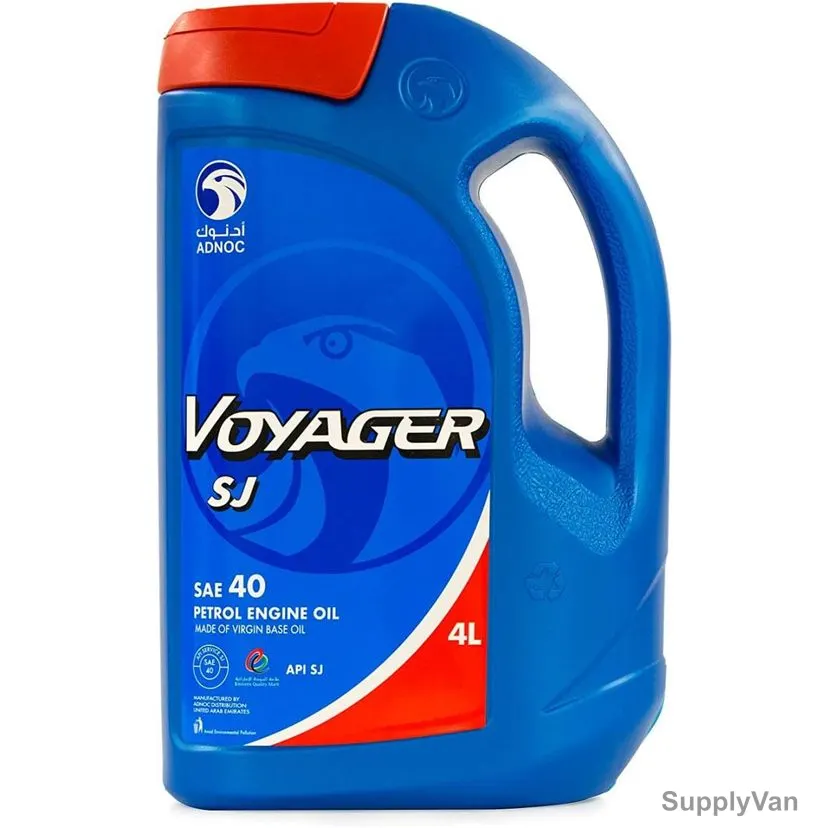 Adnoc Engine Oil, SJ-40, Voyager SJ, 4 Ltrs