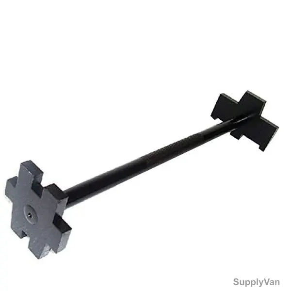 Drum Cap Opener, 95 x 330MM, Carbon Steel, Black