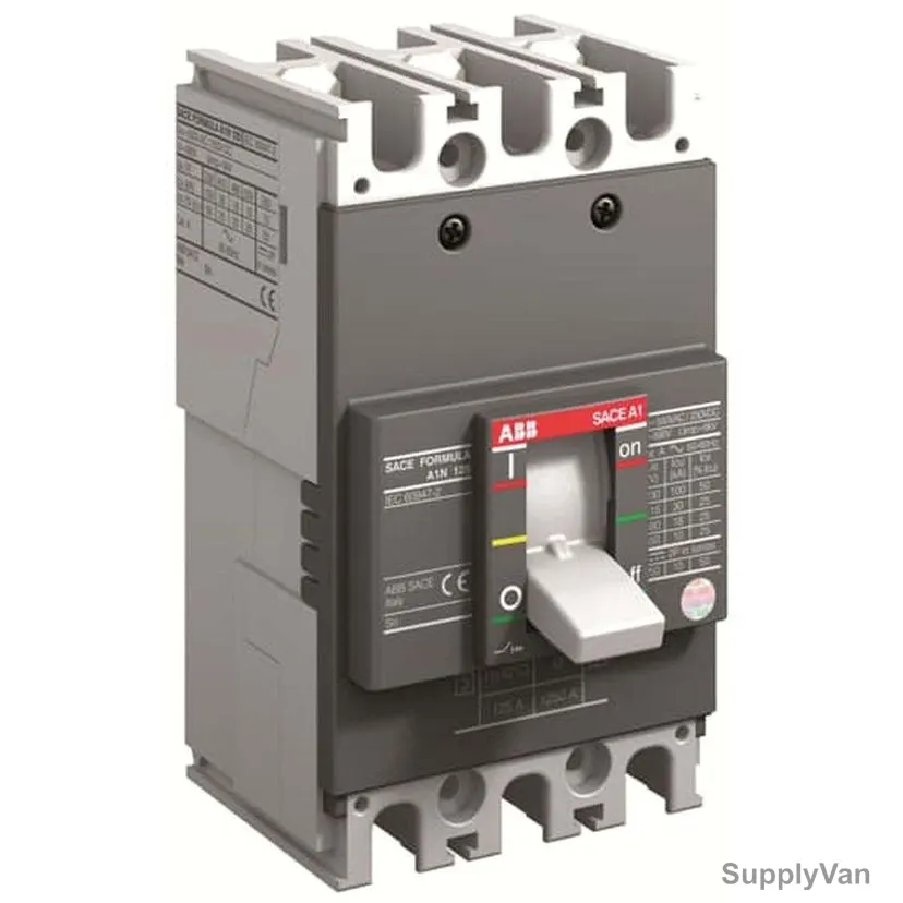 ABB Moulded Case Circuit Breaker, A1C-MCCB-40A-3P-25K, 3 Pole, 25kA, 40A