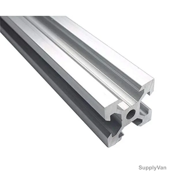 Extrusion T-Slot Profile, 20 Series, Aluminium, 20 x 20MM, PK4