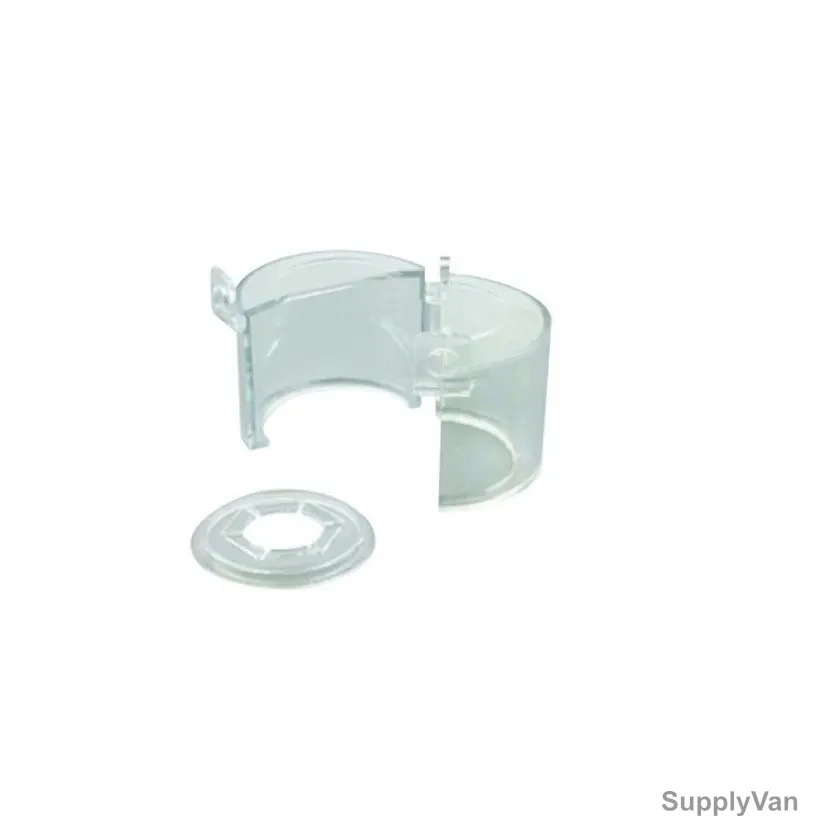 Loto-Lok Panel and Push Button Lockout, PL-CB-22E53, Glass Resin and Polycarbonate, 22MM, Clear