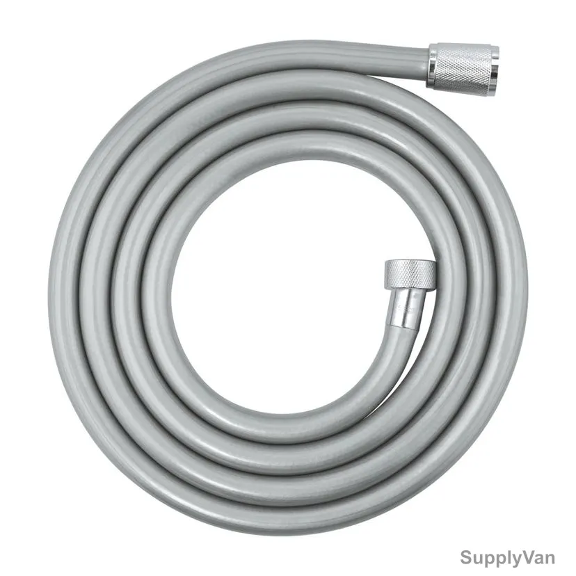 Grohe Shower Hose, 28155001, Reflexaflex, Metal, 2 Mtrs Length, 1/2 Inch, Chrome Finish